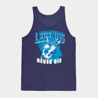 Legends Never Die Marina Blue Tank Top